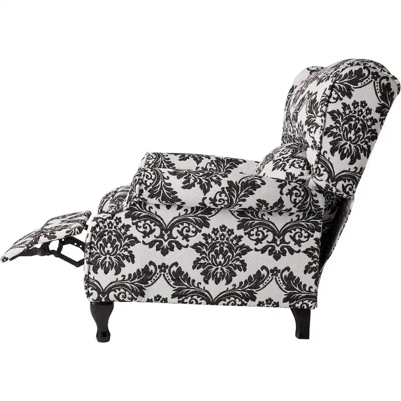 Upholstered Wing Recliner Chair