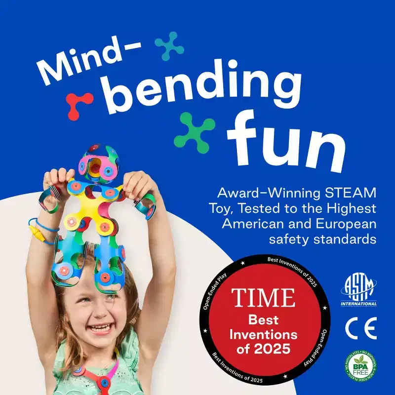 Clixo Space Mission Pack: Educational Magnetic Building Toys, Creative Thinking & Fine Motor Skills Development
