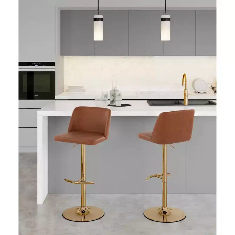 Adjustable Swivel Bar Stool