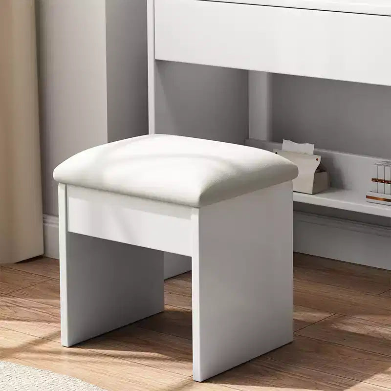 Vanity Desk with Mirror and Light , Makeup Vanity Table with Hair Dryer Holder, Dressing Table Make Up Desk with Chair and 3 Drawers