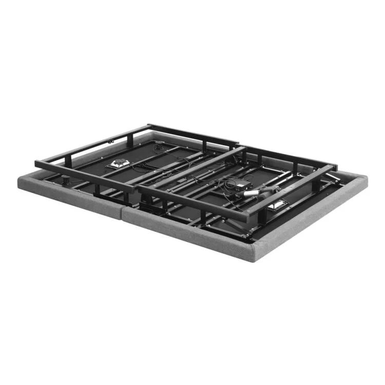 Adjustable Electric Bed Frame Base, 3-Speed Head & Foot Massage, Wireless Remote, USB Ports