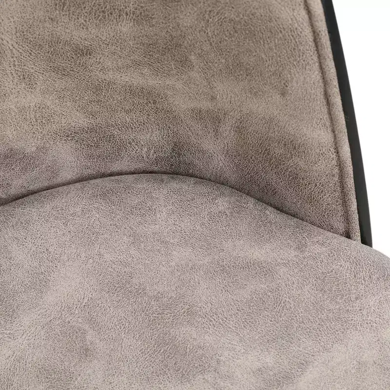 LeisureMod Tule Modern Dining Chair Set of 4 with PU Leather, Velvet, or Suede Seat and White Steel Frame  Kitchen, Dining Room, Home, Cafe, Seating