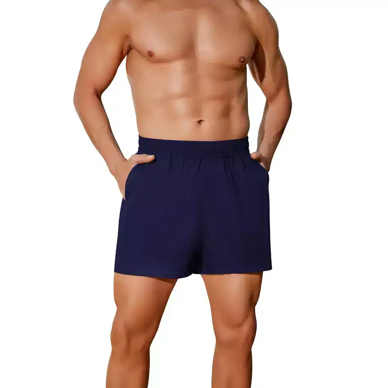 Pinspark Men's Workout Shorts 5\ Lightweight Running Shorts Quick Dry Athletic Gym Shorts with Zip Pocket Towel Loop