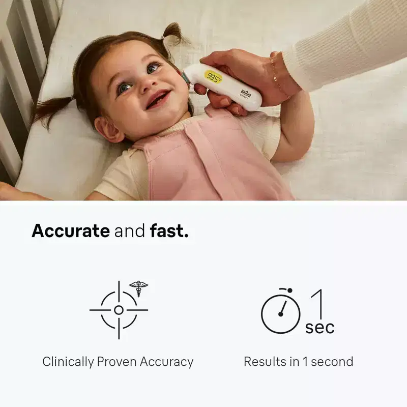 Braun ThermoScan 4+ Connect Ear Battery Health Thermometer