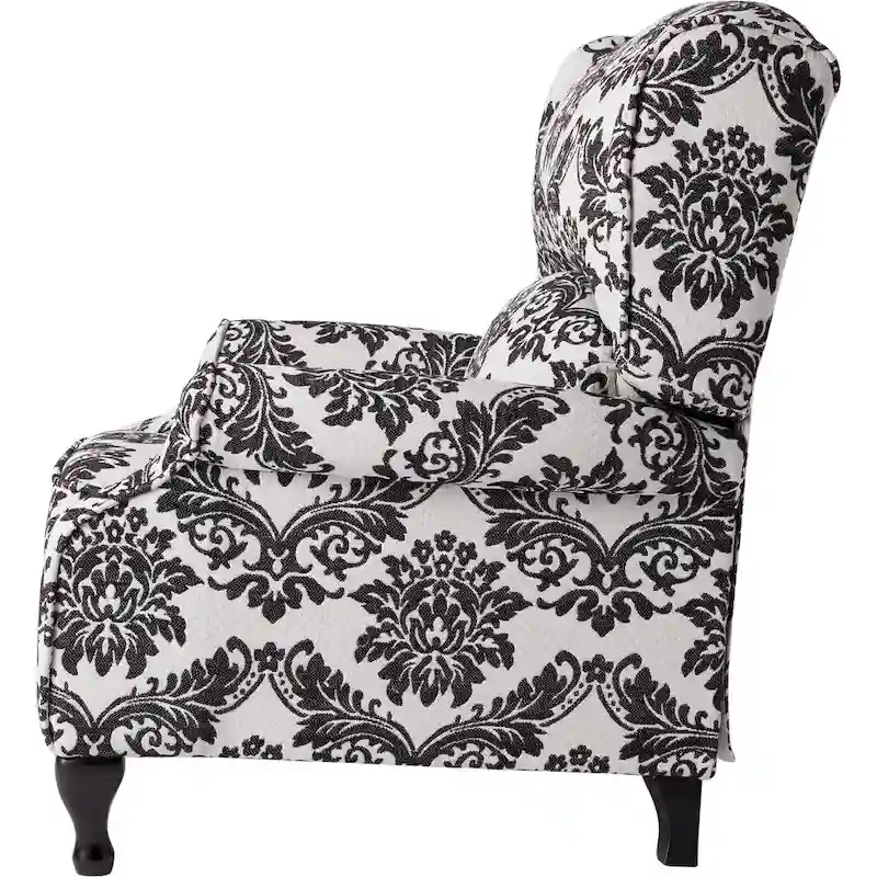 Upholstered Wing Recliner Chair