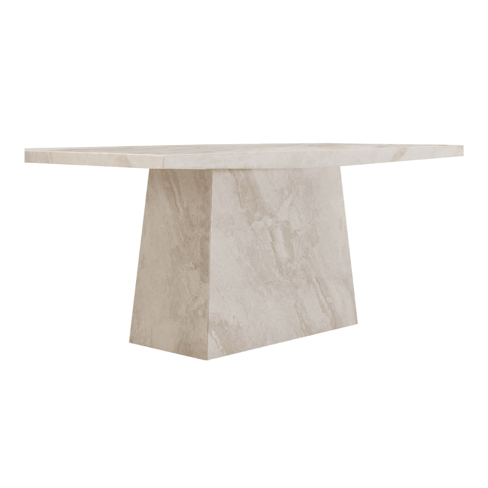 Taupe & Cream Marble Coffee Table