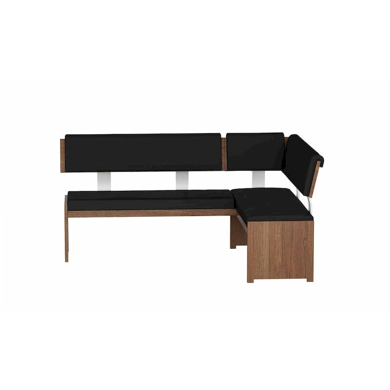 Upholstered Nook with Solid Wood Frame