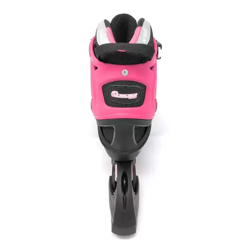 Chicago Skates Adjustable Kids' Inline Skates - Black/Pink