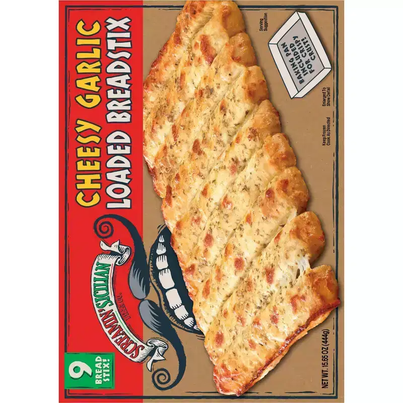 Screamin' Sicilian Frozen Cheesy Garlic Loaded Breadstix - 15.65oz
