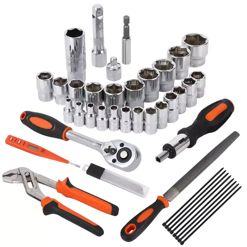236 Piece Tool Set, Auto Repair Tool Combination Package, Socket Wrench Mixed Tool Set Hand Tool Kit with Plastic Toolbox Storage Case