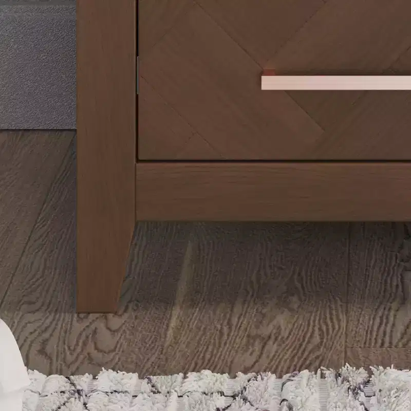 Child Craft Kieran 2 Drawer Nightstand for Nursery or Bedroom, Large Storage Drawers, Made of Sturdy Pinewood, Non-Toxic, Baby Safe Finish