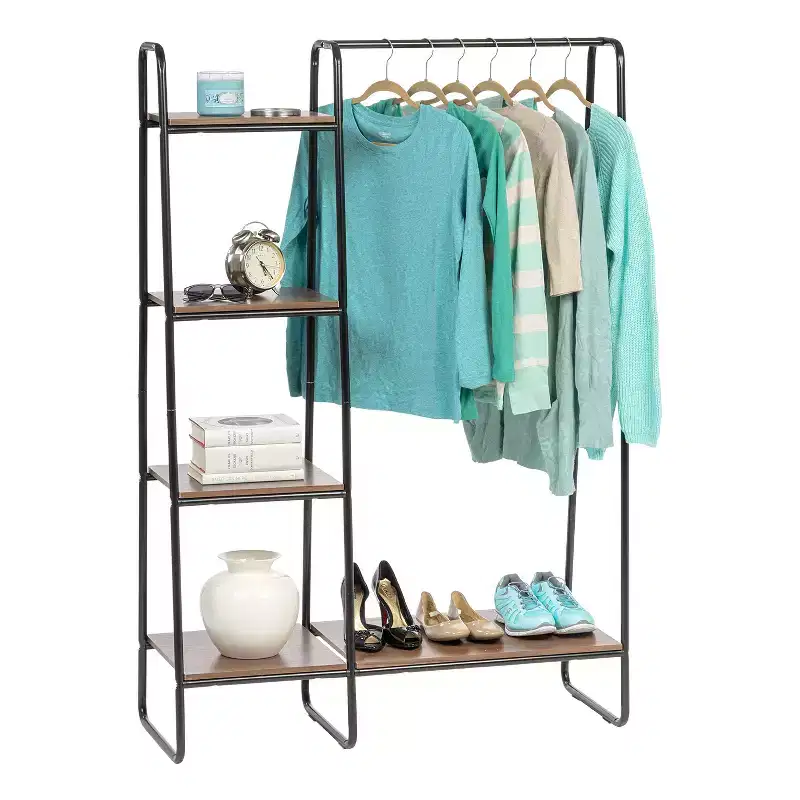 Garment Rack for Hanging Clothes and Displaying Accessories
