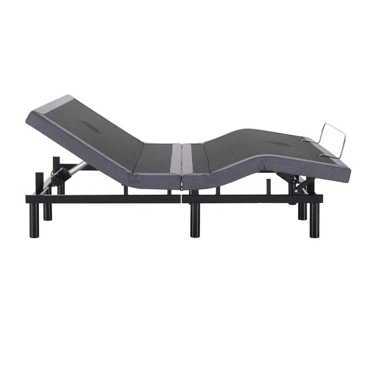 Adjustable Electric Bed Frame Base, 3-Speed Head & Foot Massage, Wireless Remote, USB Ports