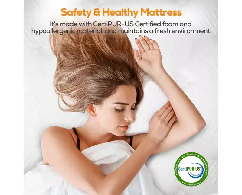 14-inch King Hybrid Mattress  Gel Memory Foam, Pocketed Coils, Medium Firm, CertiPUR-US Certified