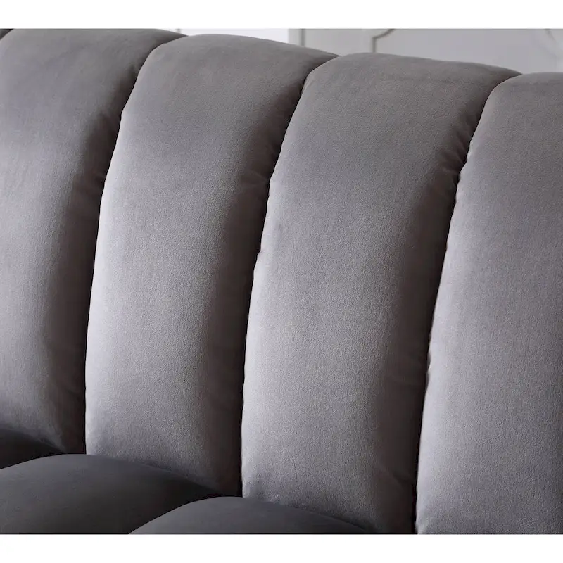 83 Comfortable Velvet Storage Sleeper Convertible Sofa Bed.
