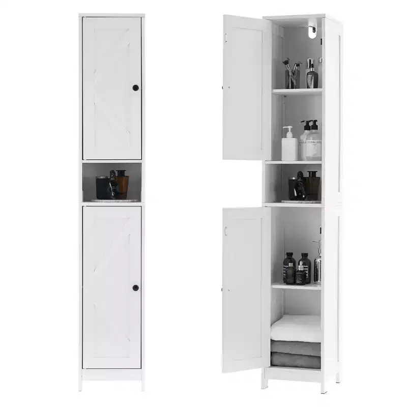 Modern Bathroom Furniture Set  Durable, Space-Saving Storage Solution  Complete Set for Stylish & Functional Bathroom Organization