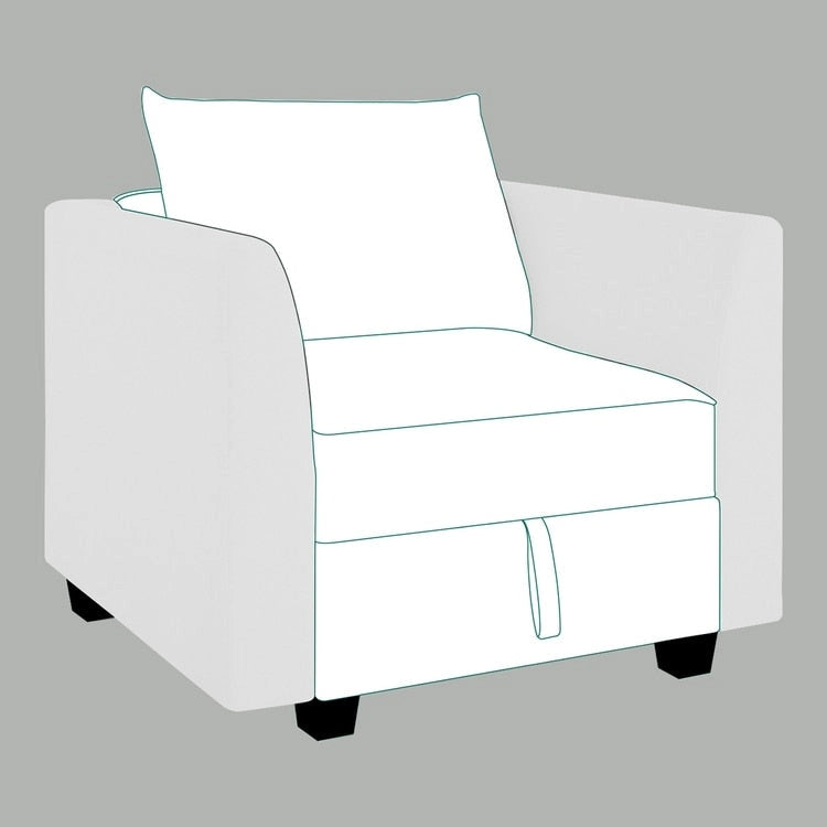 Modern DIY Convertible Modular Sectional Ultimate Sofa Collection - Optional Ottoman Middle and Armrest Modules