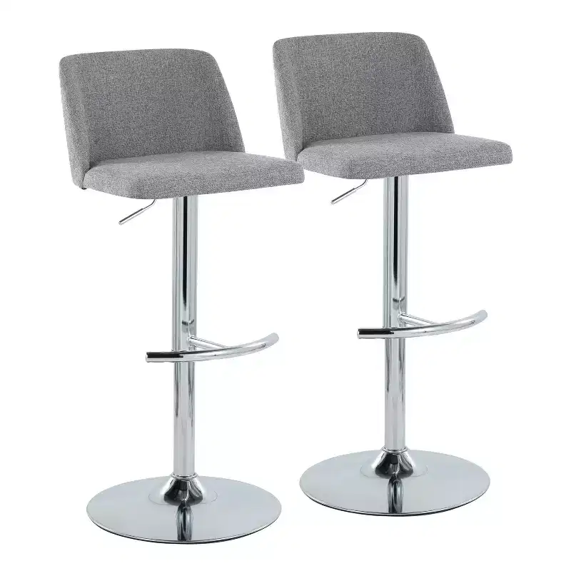Adjustable Swivel Bar Stool