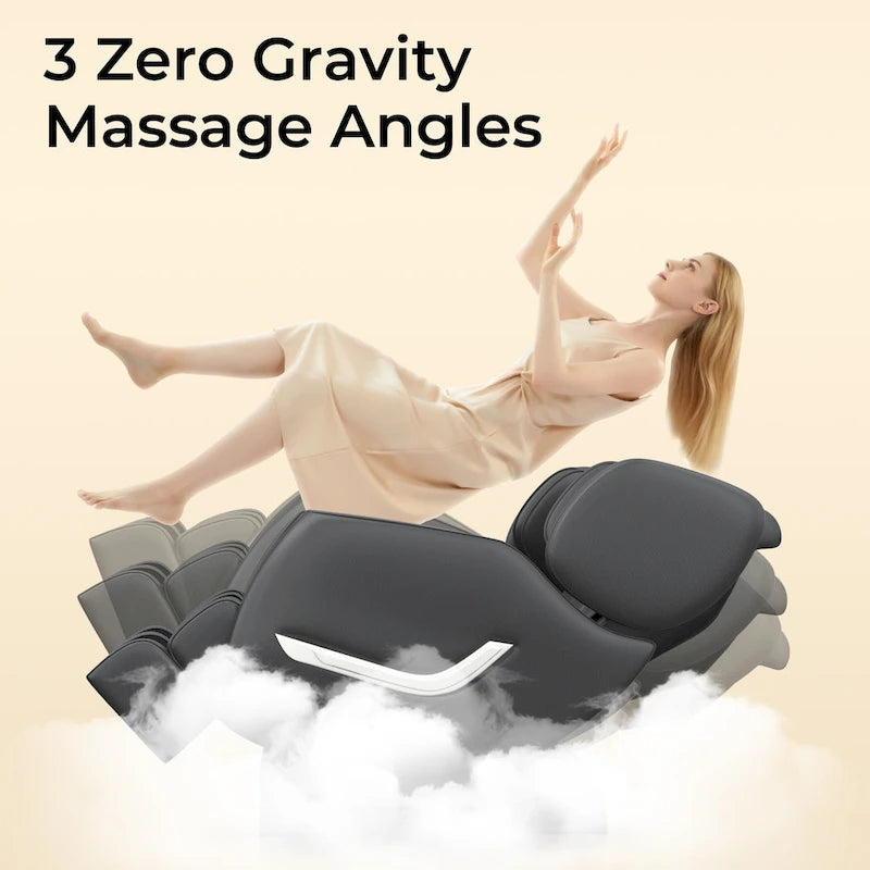 Full Body Massage Chair with Zero Gravity, Bluetooth Speaker & Foot Roller