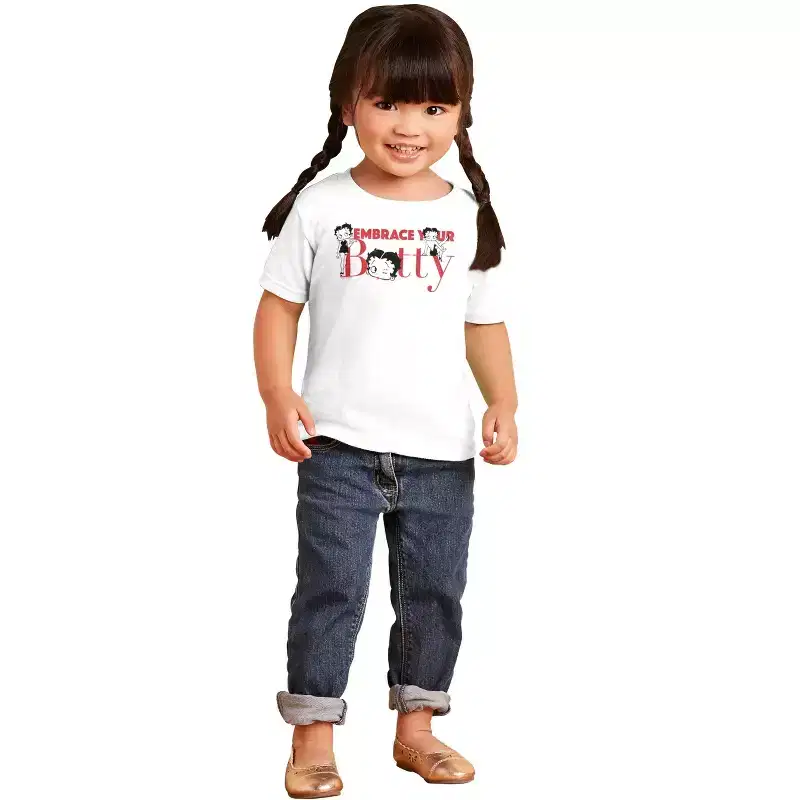 Betty Boop Embrace Your Beauty Cute Toddler Baby Girl T Shirt Licensed Brisco Brands