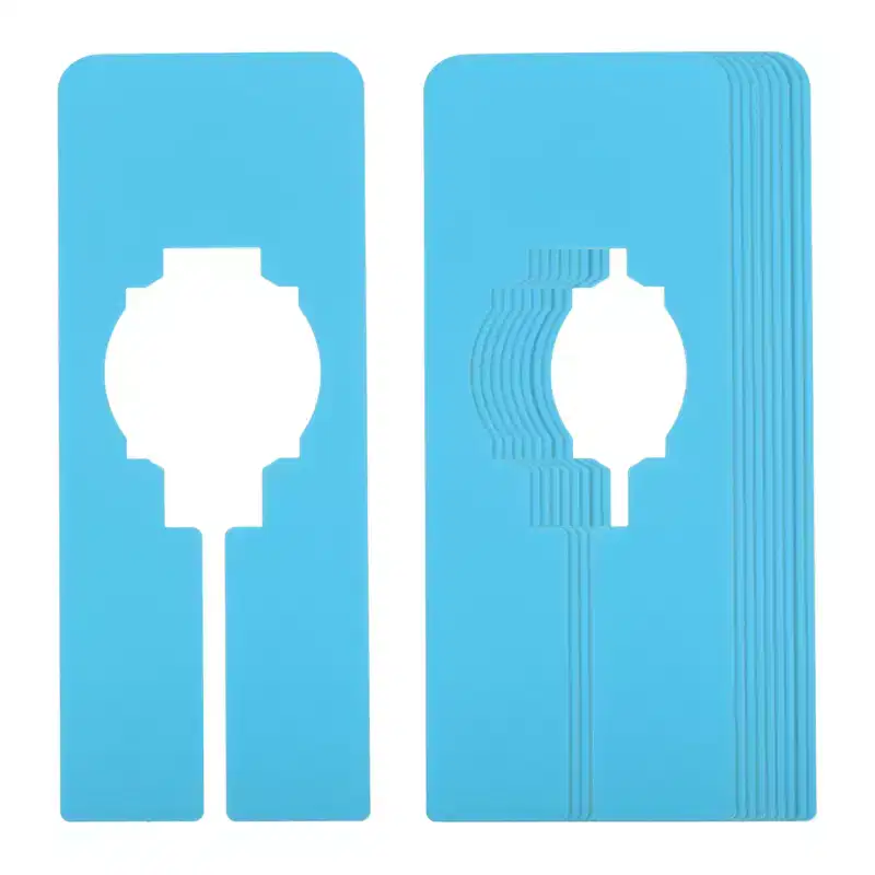Unique Bargains Plastic Lightweight Durable Portable Clothes Dividers 10 Pcs