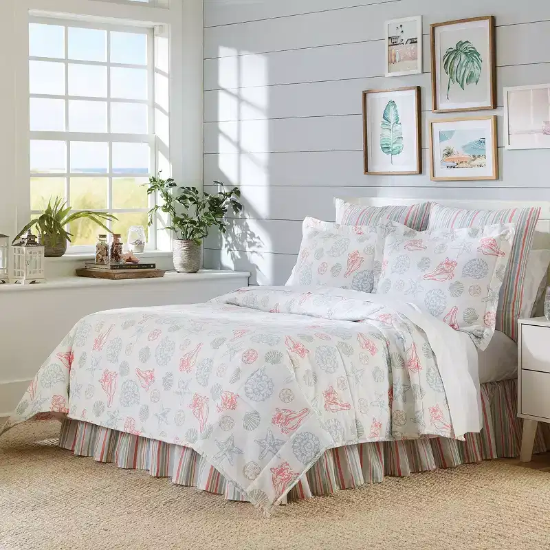 Split P Beachcomber Twin Bedspread
