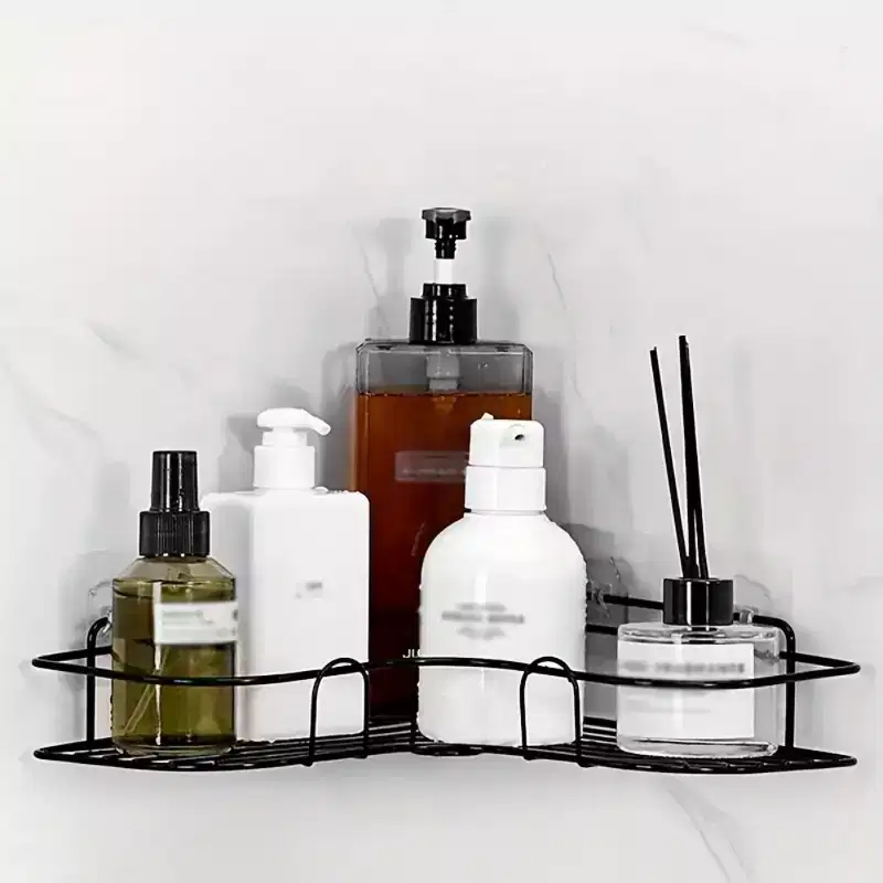 Wall Mounted Bathroom Shelf, Shower Caddy Rack, No Punching Triangle Storage Rack For Bathroom Kitchen, Bathroom Accessories