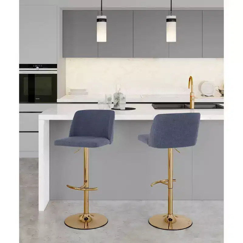 Adjustable Swivel Bar Stool