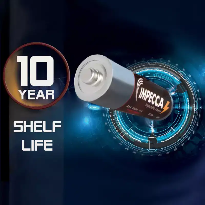 Impecca AAA 16-Pack High Performance Premium Alkaline Batteries (16-Cells)