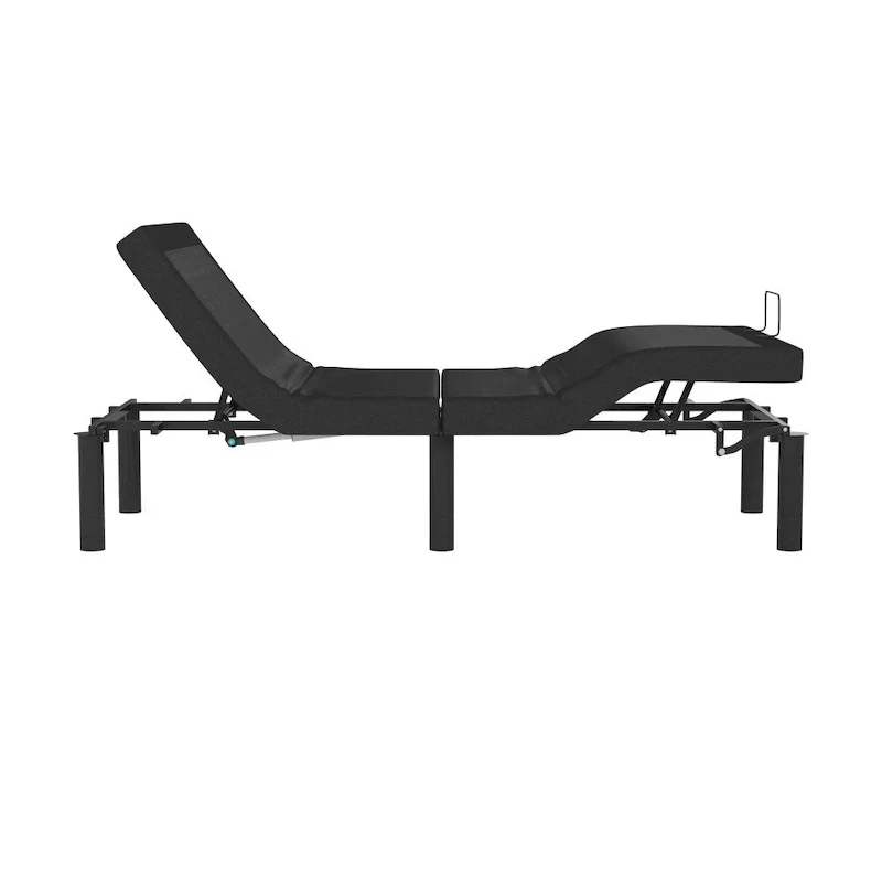 Anti-skid Upholstered Adjustable Bed Base with Wireless Remote
