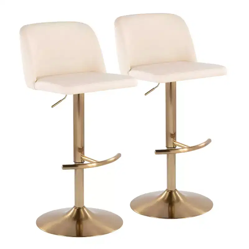 Adjustable Swivel Bar Stool