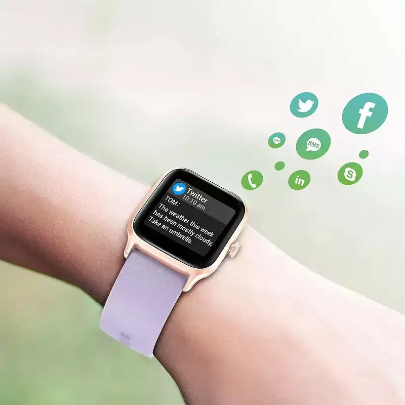 Letsfit Smart Watch Fitness Tracker with Heart Rate & Sleep Monitor & Blood Oxygen Saturation Compatible with iPhone & Android Phones - EW1