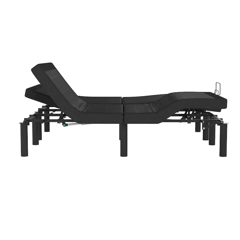Anti-skid Upholstered Adjustable Bed Base with Wireless Remote