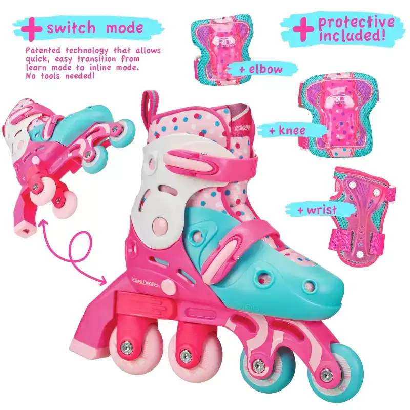 Roller Derby Switch Adjustable Girl's Roller Skates