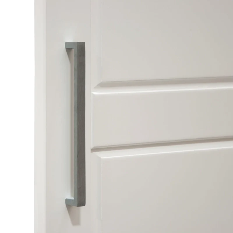 100% Solid Wood  4-Door Wardrobe with Solid Wood or Mirrored Doors