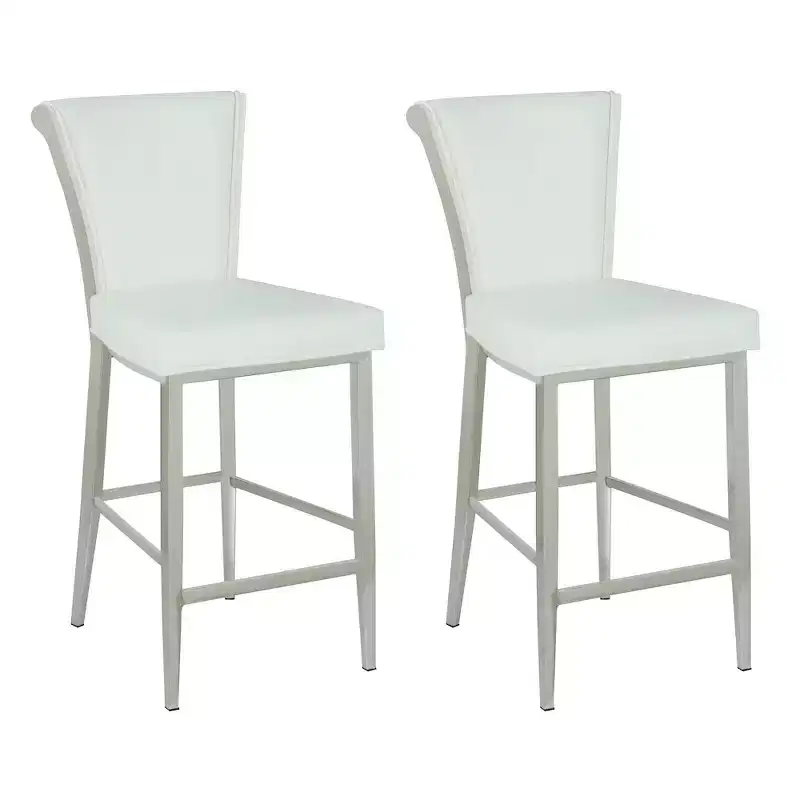 Chintaly Imports,Contemporary Flare Back Bar Stool