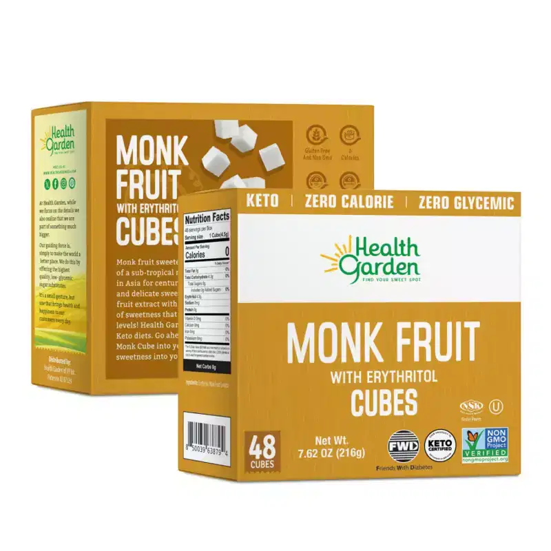 Health Garden Monk Fruit Cubes 48 ct