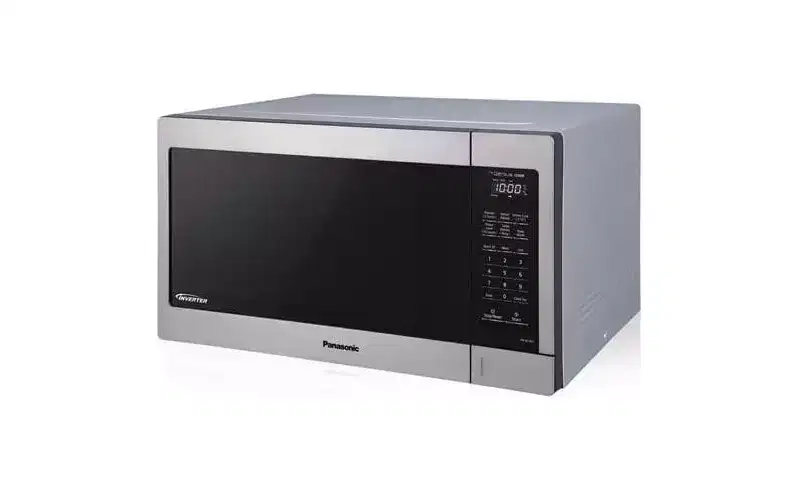 Refurbished: Panasonic NN-SC73LS 1.6 Cubic Ft. Countertop Microwave Oven with 1200W Inverter Cooking  Manufacturer Refurbished