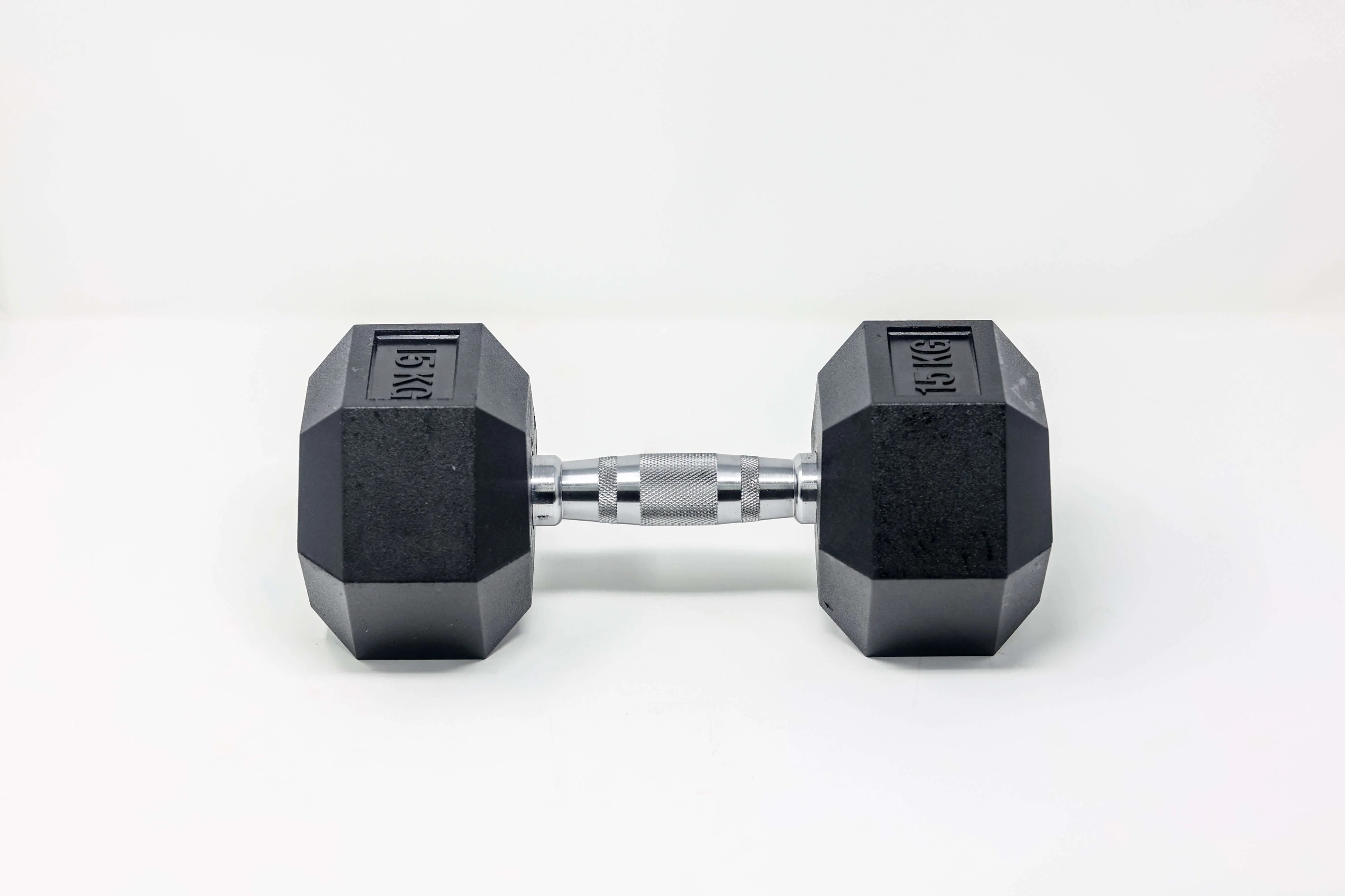 Rubber Hex Dumbbell (Individual)