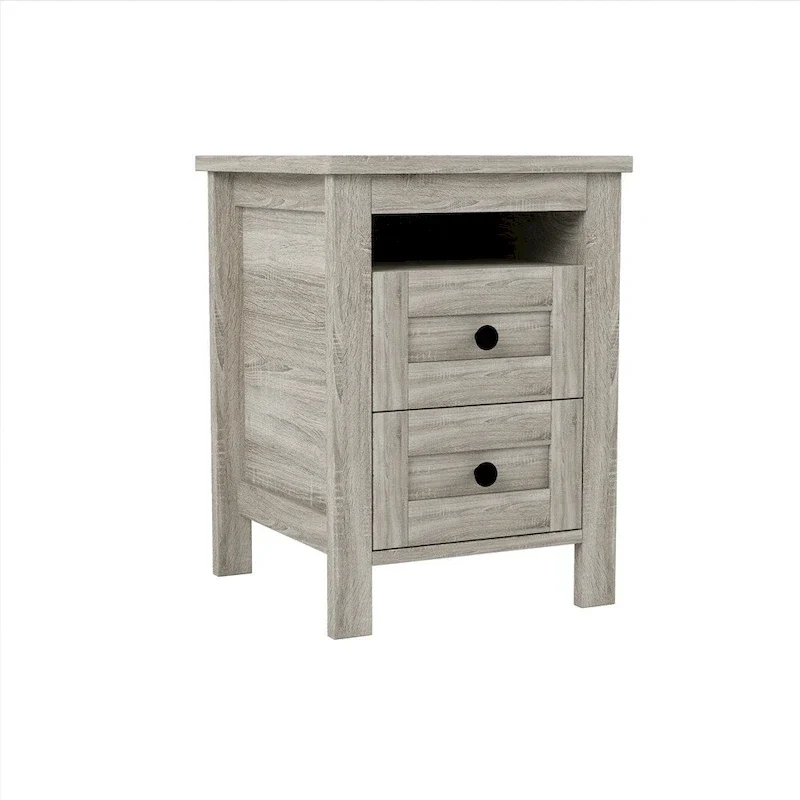 Bedroom Sets Full Size Platform Bed with Charging Station,Nightstand,Dresser(Set of 3)