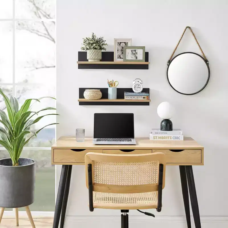 23.62 Set of 2 Repose Display Photo Ledge Shelves - Danya B.