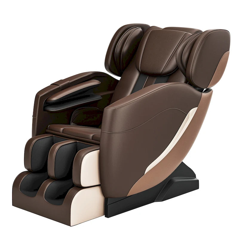 Full Body Massage Chair with Zero Gravity, Bluetooth Speaker & Foot Roller