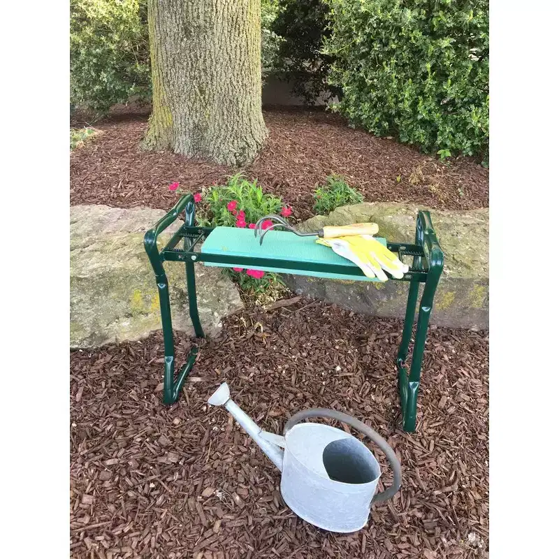 Tierra Garden Green Gardening Kneeler Seat