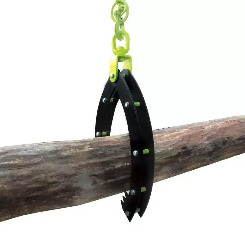 Timber Tuff 22 Forestry Logging Lifting & Dragging Mini Log Grapple (2 Pack)