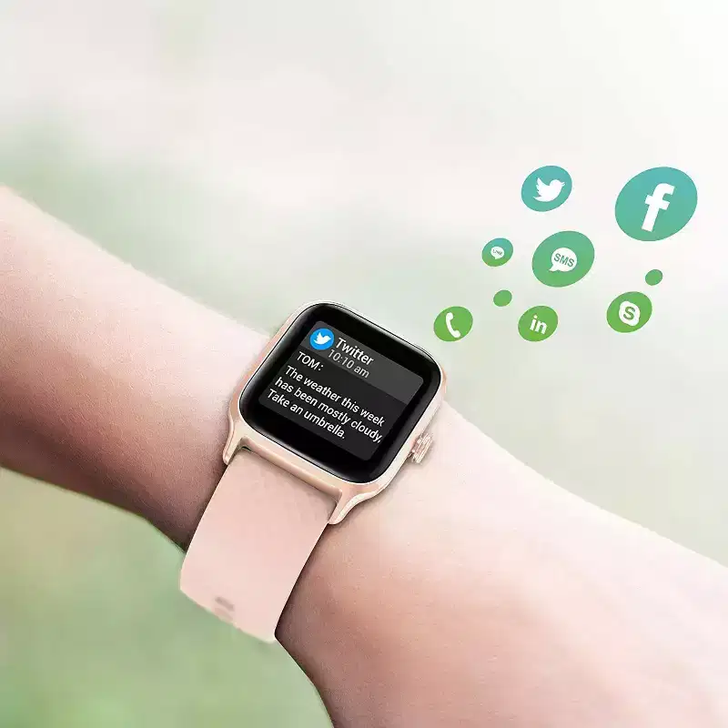 Letsfit Smart Watch Fitness Tracker with Heart Rate & Sleep Monitor & Blood Oxygen Saturation Compatible with iPhone & Android Phones - EW1