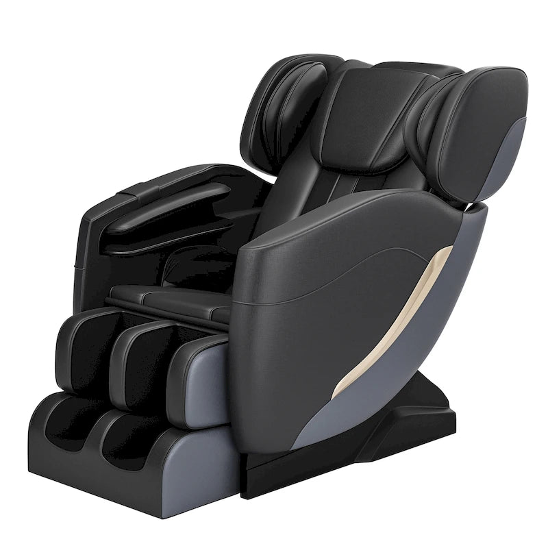 Full Body Massage Chair with Zero Gravity, Bluetooth Speaker & Foot Roller
