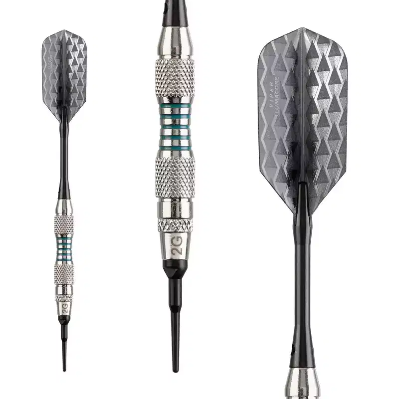 Viper Bobcat 19 Grams Adjustable Soft Tip Darts Rings - Green
