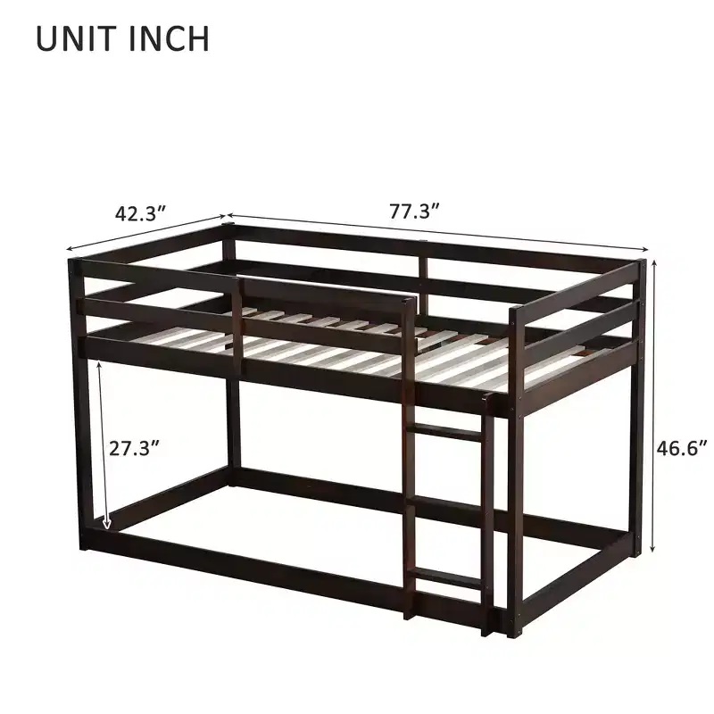 MAYEERTY Queen Bunk Bed Safety Rail Kid-Friendly Heavy-Duty Metal