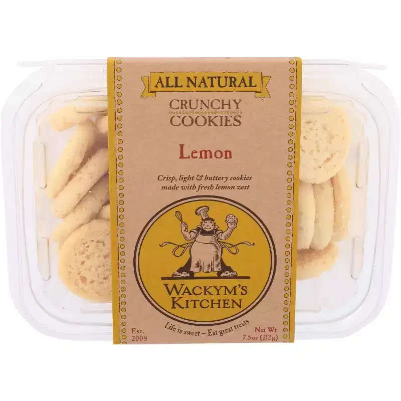 Wackym's Kitchen Cookies Lemon - Pack of 12 - 7.5 ounce