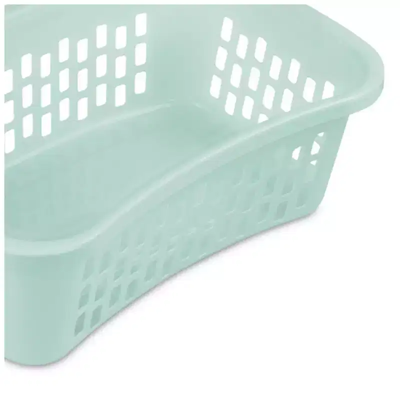 1.5 Bushel Plastic Laundry Basket, Clothes Hamper - Mint, 6 Pack